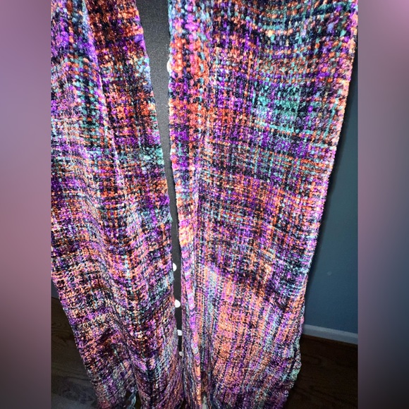 NWOT Anthropologie Colorful soft scarf - Picture 2 of 3